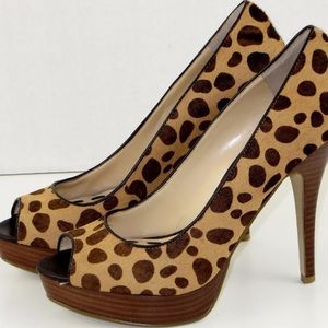 Enzo Angiolini “Sully” Peep Toe Pumps